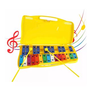 Metalofono Cromatico Infantil Escolar 25 Notas Musicales,hi-res
