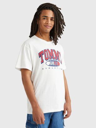 Polera Relaxed Essential Blanco Tommy Jeans,hi-res