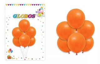 25 Set De Cumpleaños Globos Cumpleaños Globo Naranja,hi-res
