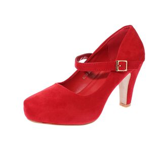 Zapato Taco Rojo Vía Franca Mujer,hi-res