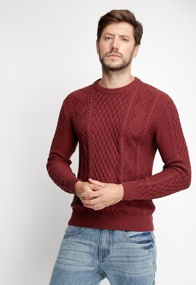 Sweater hombre Casual Slim Fit Pascual Algodón Verde - Sweaters y Chalecos