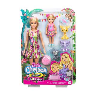 Juguete Set Barbie Y Chelsea Fiesta De Cumpleaños Acc Mattel,hi-res