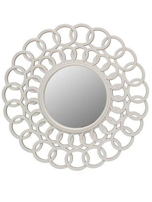 Espejo redondo Ø63 cm. blanco Blanco,hi-res