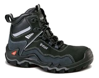Zapato De Seguridad Botin V-flex V-15 Negro Cod: 358,hi-res