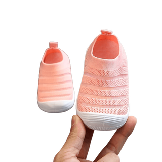 Zapatos bebe de tela malla transpirables rosa,hi-res