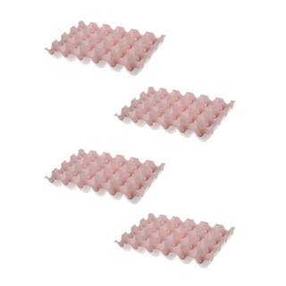 Pack De 4 Bandejas Rosa Para 15 Huevos C/u.ordena El Refrigerador ,hi-res