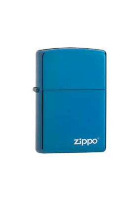 Encendedor Zippo Lasered Logo Azul ZP20446ZL,hi-res