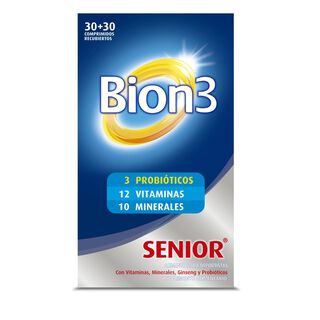 Pack Bion 3 Senior 60 Comprimidos Recubiertos,hi-res