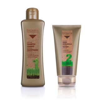 Salerm Kit Pro Shampoo + mascarilla Biokera Terciopelo Argan,hi-res
