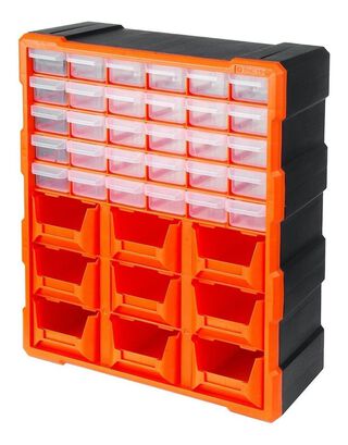 Caja Organizadora Plástica, 30 Cajas Y 9 Bandejas,hi-res