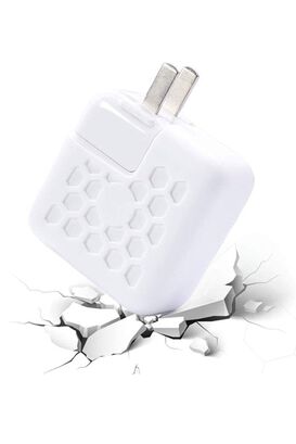 Protector Cargador Macbook Pro 60W silicona blanco,hi-res