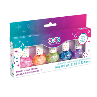Set 5 esmaltes de uñas para niñas confetti Make it real,hi-res