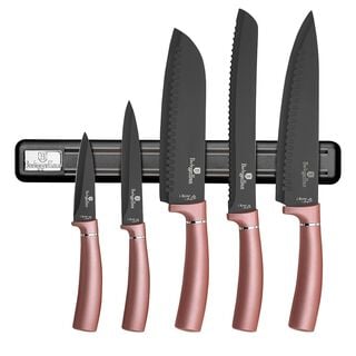 Set de cuchillos 6 pcs + barra magnética ,hi-res