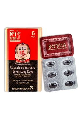 Energizante - Ginseng Rojo Extracto X 30 Capsulas,hi-res