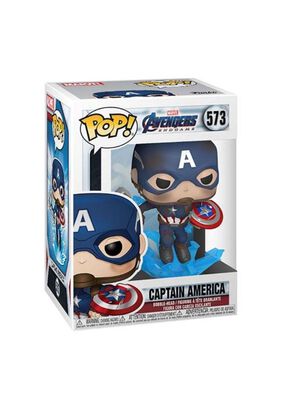 Captain America with Broken Shield & Mjolnir – Marvel Funko 573,hi-res