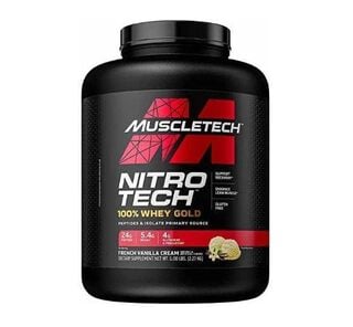 Proteina Nitro Tech 100% Whey Gold  5 LIBRAS  MUSCLETECH Vainilla,hi-res