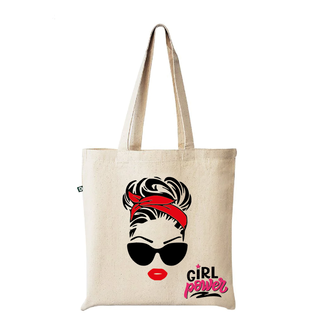 Bolso Tote Bag Estampado Girl Power,hi-res