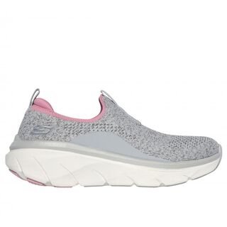 Zapatilla Mujer D'Lux Walker 2.0 Bold State Gris Skechers,hi-res