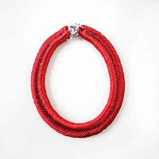 Maria La Biyux Collar Red Metallic,hi-res