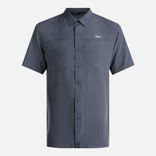Camisa Hombre Wallace Short Sleeve Q-Dry Shirt Azul Noche Lippi,hi-res