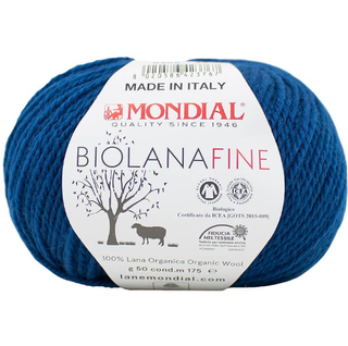 Lana 100% Organica- Biolana Azul (Pack 3 unid),hi-res