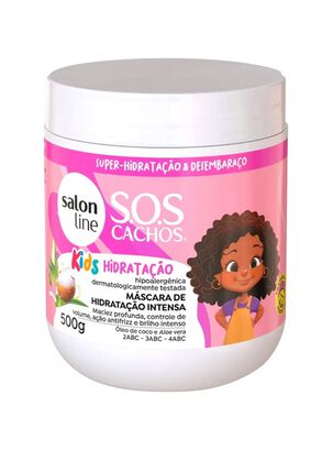Máscara para Rizos Oleo de Coco y Aloe Vera Salon Line Kids 500gr,hi-res