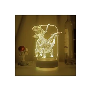 Lámpara Espantacuco Led 3d Para Niños Dinosaurio - PuntoStore,hi-res