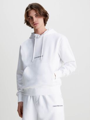 Sudadera con capucha y logo Blanco Calvin Klein J30J322894-YAF,hi-res