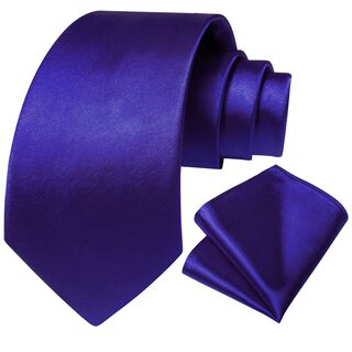 Corbata Hombre Seda + Paño + Colleras formal. Modelo Azul Italiano,hi-res