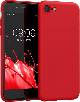 Carcasa Para iPhone ( 7/8/SE 2020/2022 ) Silicona Slim Rojo,hi-res