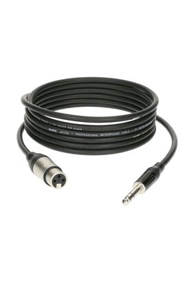 Cable Xlr Hembra-plug Stereo Klotz M1fs1k0500 Negro 5 Metros,hi-res