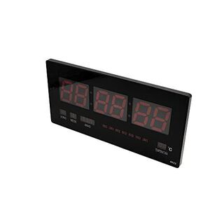 Reloj Digital Pared Calendario Termostato Led Hora Rondon,hi-res