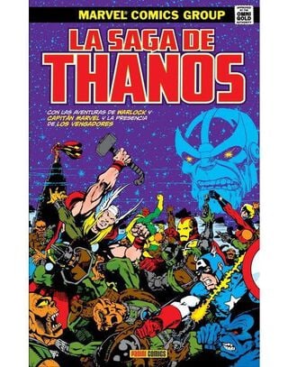 Marvel Gold La Saga De Thanos,hi-res