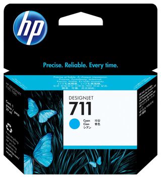 Cartucho de Tinta HP 711 Cian DesignJet,hi-res