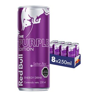 Red Bull Bebida Energética Pack 8 Latas Acai 250Ml,hi-res