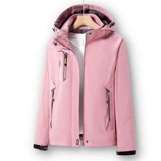 Urban Classics Mujer chaqueta cortavientos con bolsillo decorative rosa