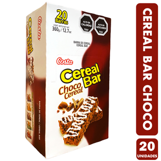 Cereal Bar Sabor Chocolate - Barras De Cereal (Caja Con 20U),hi-res