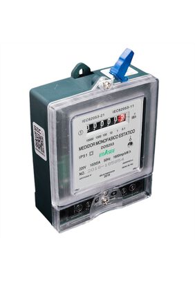 Medidor electrónico monofásico certificado de 10(50)A,hi-res