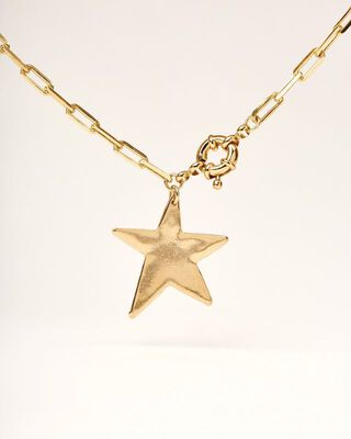 Collar Oro Mujer Estrella Simomaxi 40 Cm Cantarina,hi-res