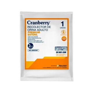 Recolector Orina Adulto Premium Esteril 2lt Cranberry,hi-res