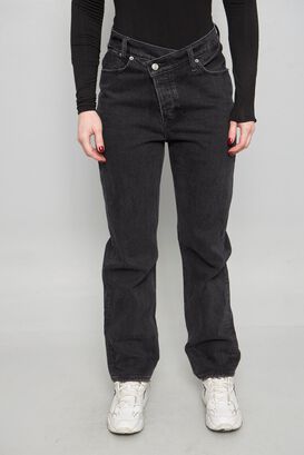 Jeans casual  negro abercrombie talla S 841,hi-res