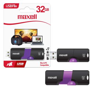 Pendrive USB 32GB Maxell Flix Compatible MAC Windows Multius,hi-res