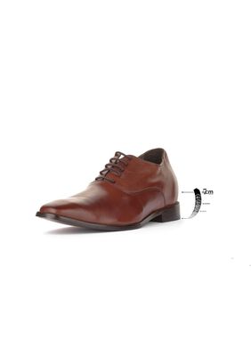 Zapato Hombre Elegant Café Max Denegri +7cms,hi-res