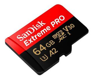 Memoria Micro Sd Sandisk Extreme Pro 64gb+ Adaptador,hi-res