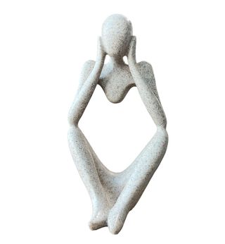 Adorno Persona Pensando Figura Decorativa Escultura ,hi-res
