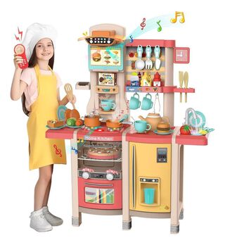 Cocina Infantil Didáctica Con Accesorios 100 cm,hi-res