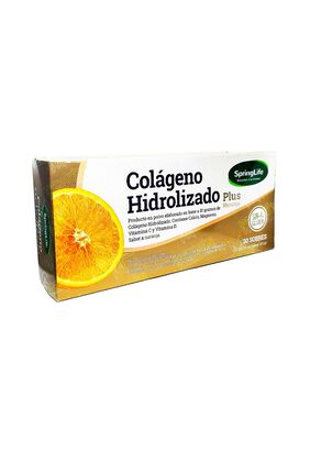 Colageno Hidrolizado Springlife Sabor Naranja 30 Sobres,hi-res