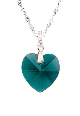 Collar Gran Romance Cristales Genuinos Emerald,hi-res