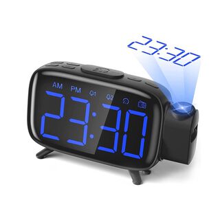 Radio Reloj Despertador Con Proyección De Hora - Ps,hi-res