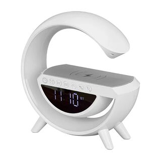 Altavoz Bluetooth Reloj Digital Led Altavoces Hogar Rondon,hi-res